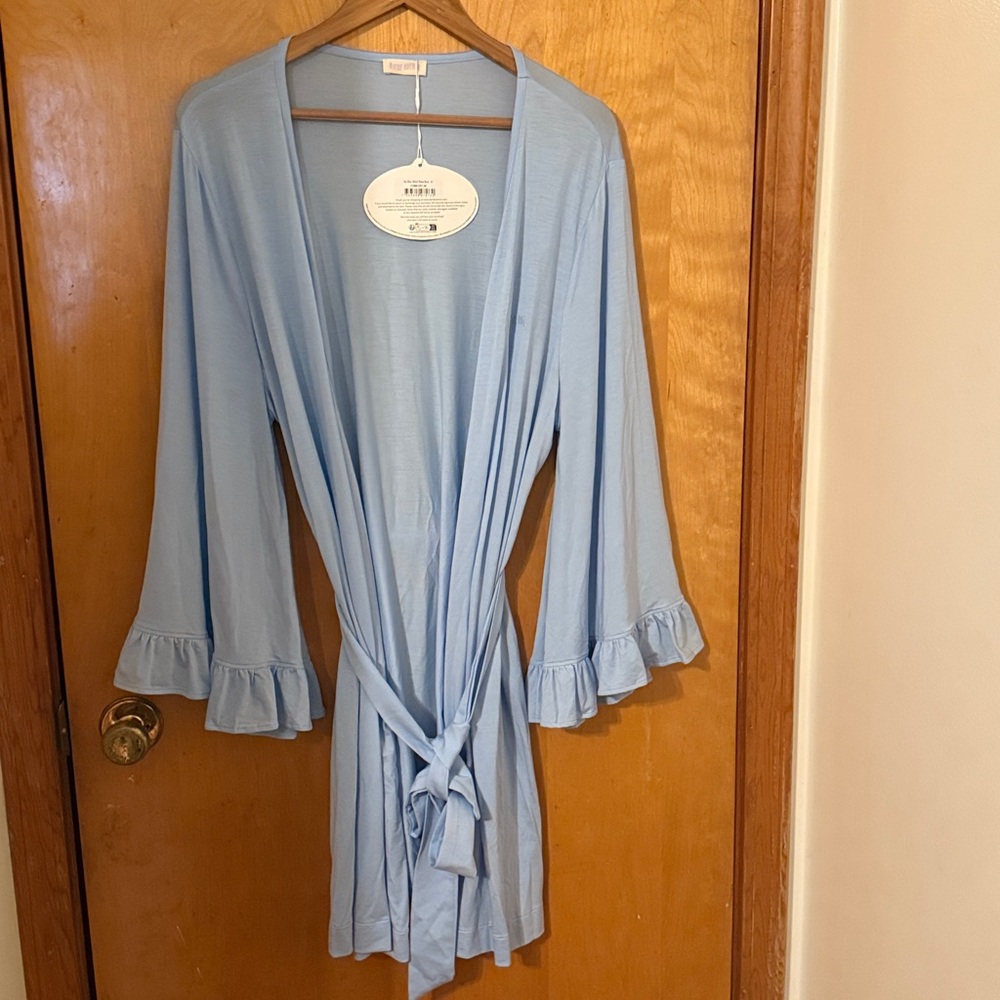 Go Slow Short Robe Blue - Picture 8 of 8